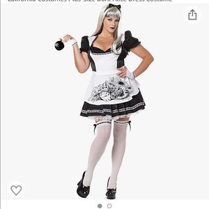 Dark Alice Plus Size Alice in Wonderland Halloween Costume